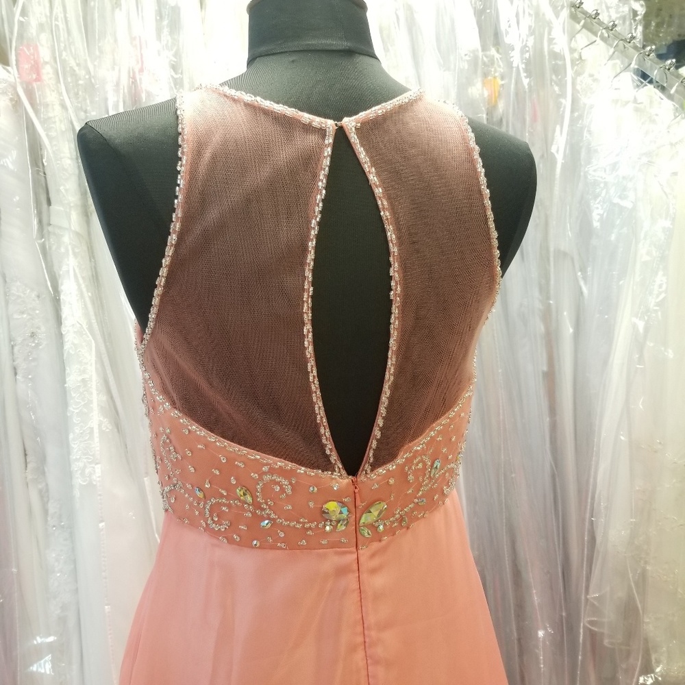 Bright Coral Dress - Picture 4 of 4